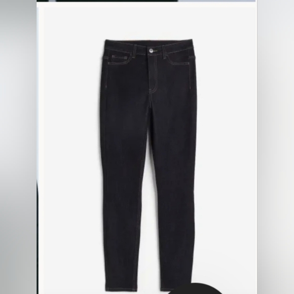 H&M NWT Skinny Jeans Ultra High Waist Green Jeggings - Picture 2 of 5